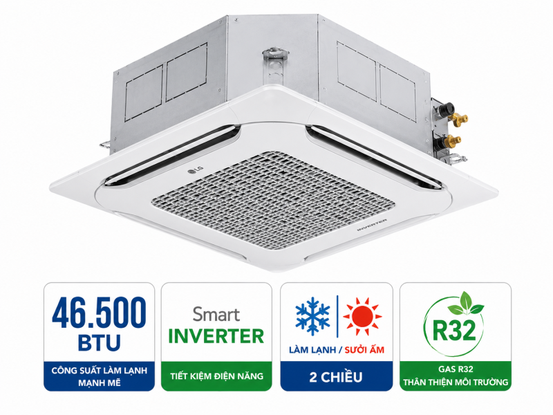 Điều hòa âm trần LG Inverter 46500 BTU ZTNQ48GYLA0