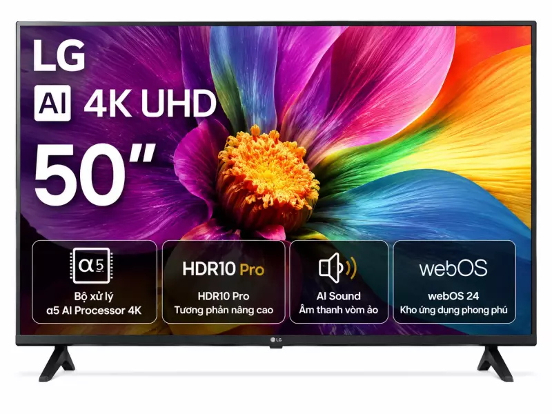 Smart Tivi LG AI 4K 50 inch 50UT8050PSB
