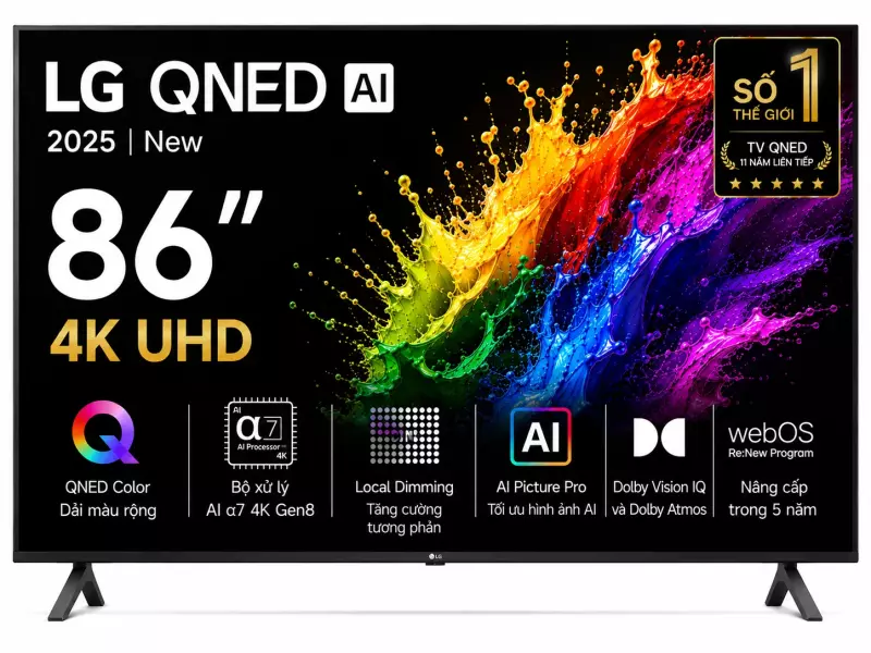 Smart Tivi QNED LG AI 4K 86 inch 86QNED81ASA