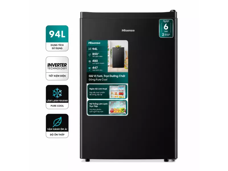 Tủ lạnh Hisense 94 lít HR09DB