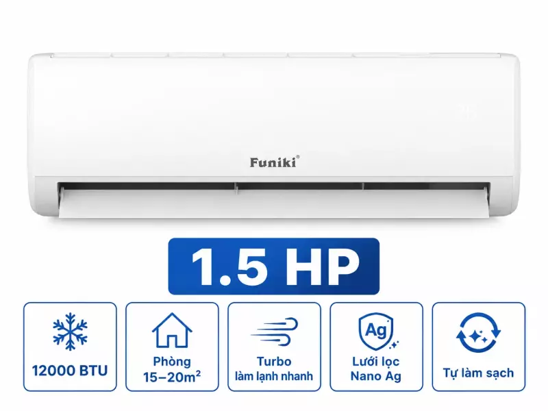 Máy lạnh Funiki 1.5 HP HSC12TMU.ST3