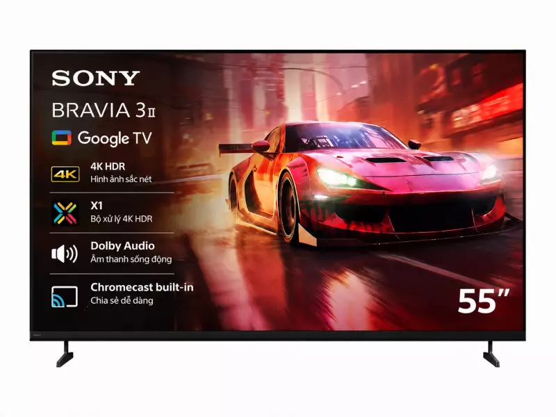 Sony Google Smart TV BRAVIA 3 II 55 Inch K-55XR30M2
