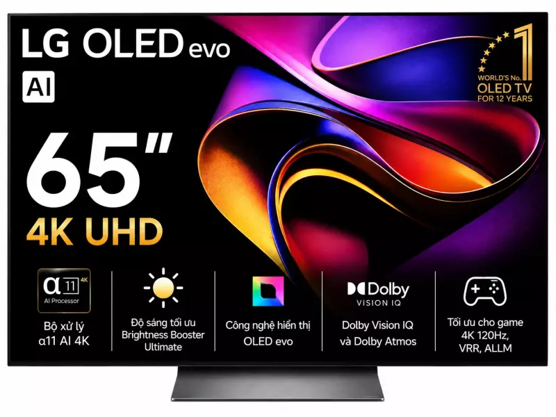 Smart Tivi OLED evo LG AI 4K 65 inch OLED65G5PSA