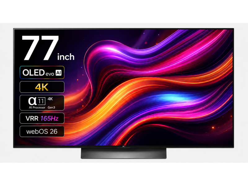 TV 4K LG OLED evo AI C6 2026 77 inch OLED77C6PSA