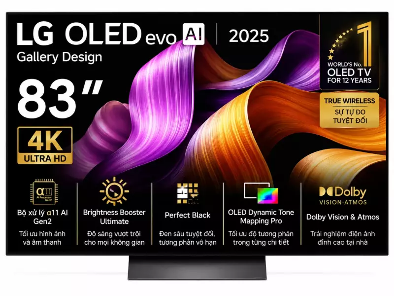 Smart Tivi True Wireless OLED evo LG AI 4K 83 inch OLED83M5PSA