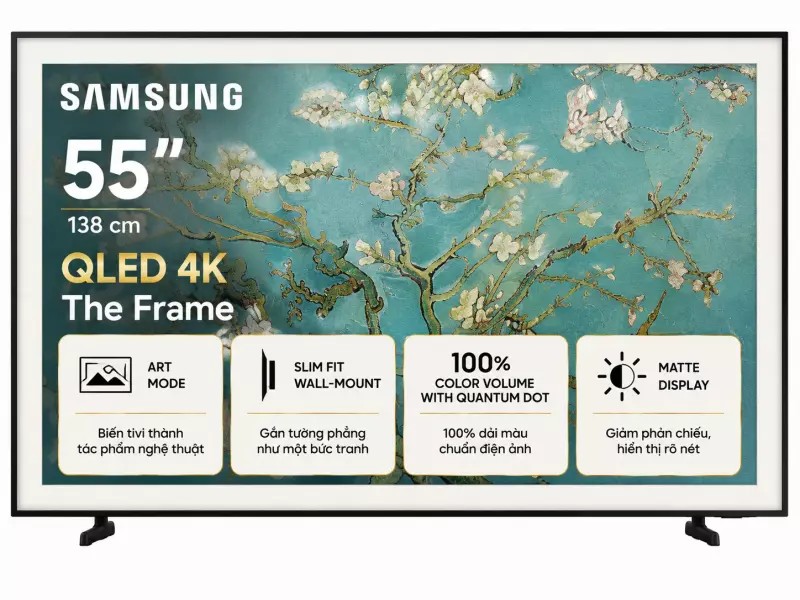 Tivi Khung Tranh The Frame Samsung QLED 4K 55 Inch QA55LS03F