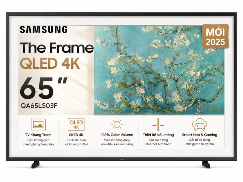 Tivi Khung Tranh The Frame Samsung QLED 4K 65 Inch QA65LS03F