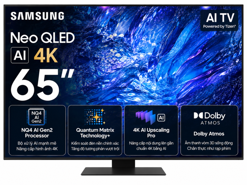 Smart Tivi Neo QLED Samsung AI 4K 65 inch QA65QN85F