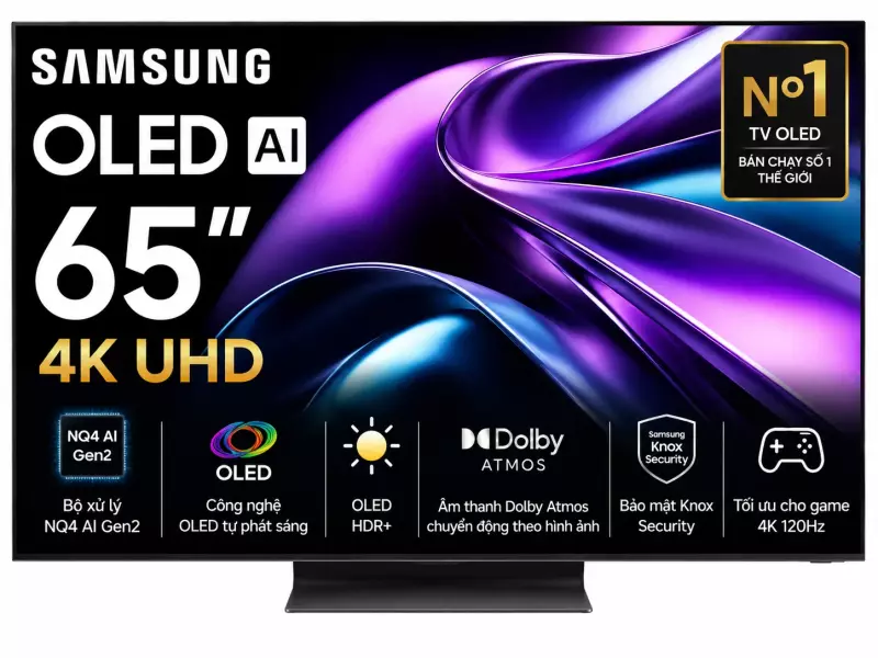 Smart Tivi OLED Samsung AI 4K 65 inch QA65S85F