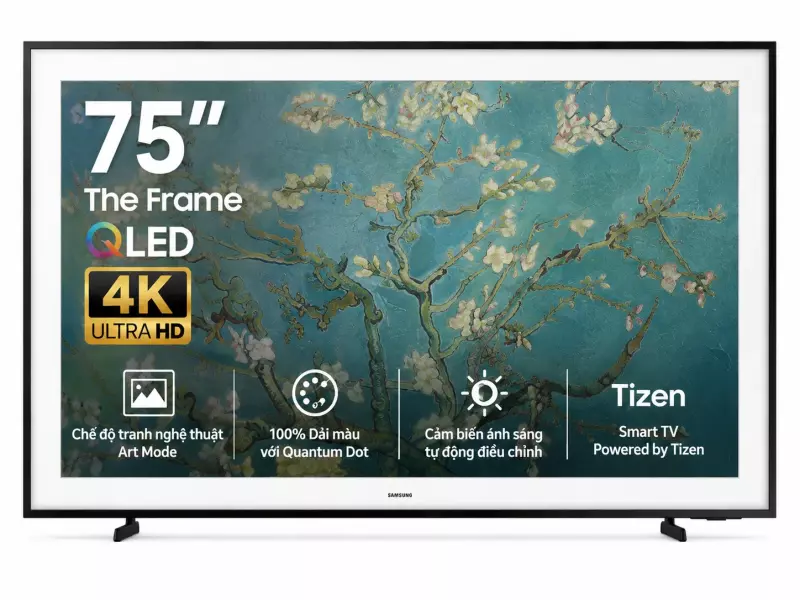 Smart Tivi Khung Tranh The Frame QLED Samsung 4K 75 inch QA75LS03D