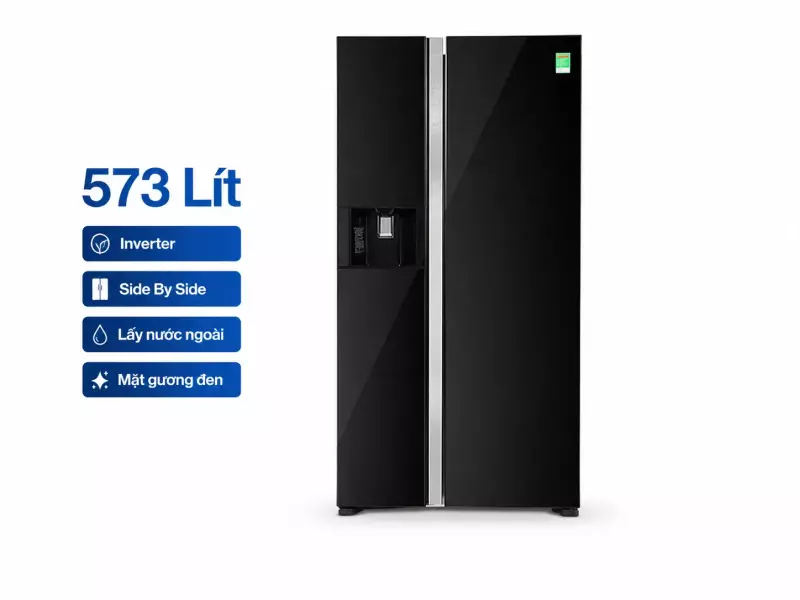 Tủ lạnh Hitachi Inverter 573 lít R-SX800GPGV0 GBK