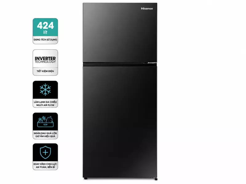 Tủ lạnh Hisense Inverter 424 lít RT549N4EBU