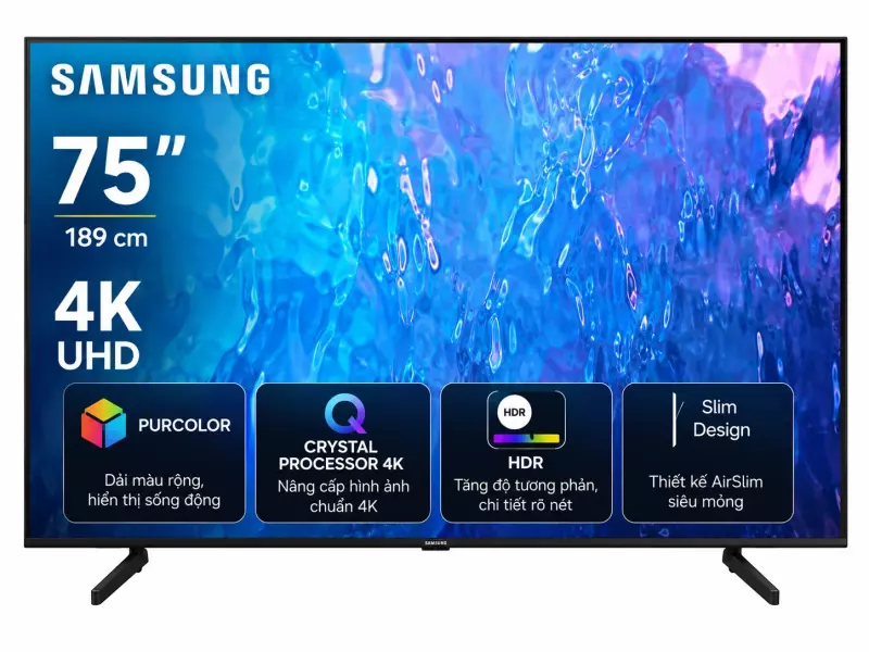 Smart Tivi Samsung 4K 75 inch UA75DU8000