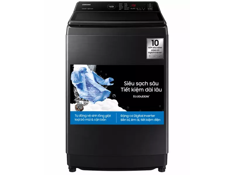 Máy giặt Samsung Ecobubble Inverter 12.5 kg WA40F12E4CSV