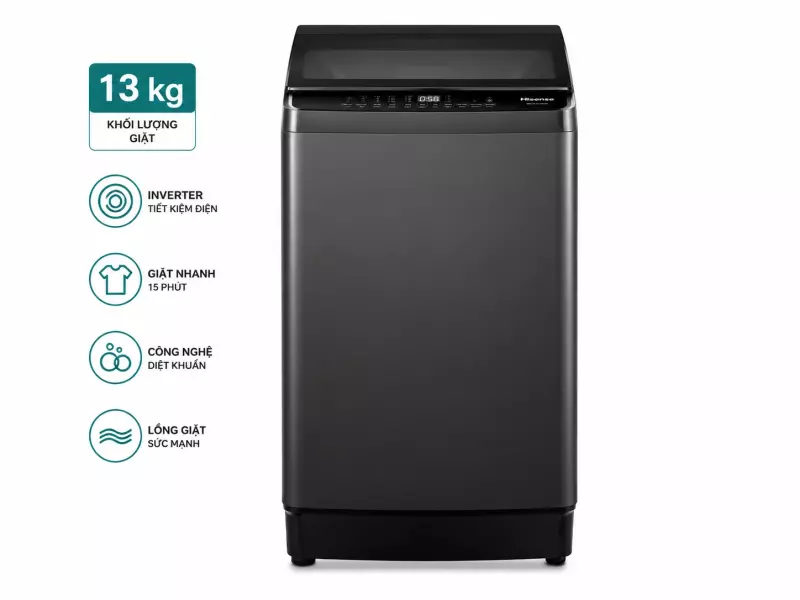 Máy giặt Hisense 13 kg WTJH1313UB