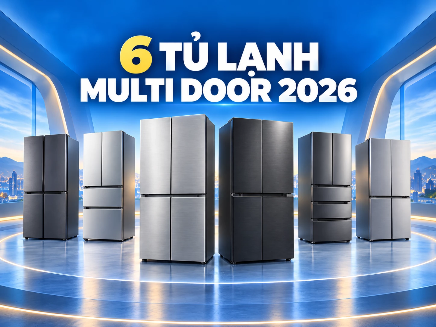 6 mẫu tủ lạnh Multi Door đáng mua năm 2026