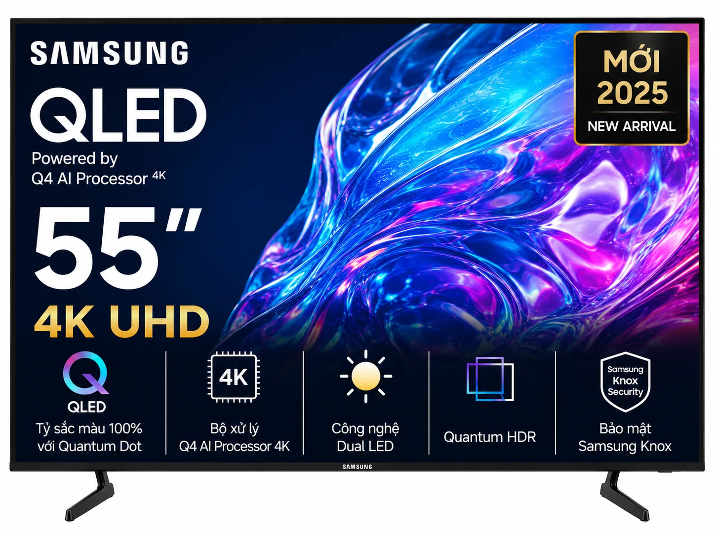 Smart Tivi QLED Samsung AI 4K 55 inch QA55Q7FA Smart Tivi QLED Samsung AI 4K 55 inch QA55Q7FA tại Điện Máy Kalong