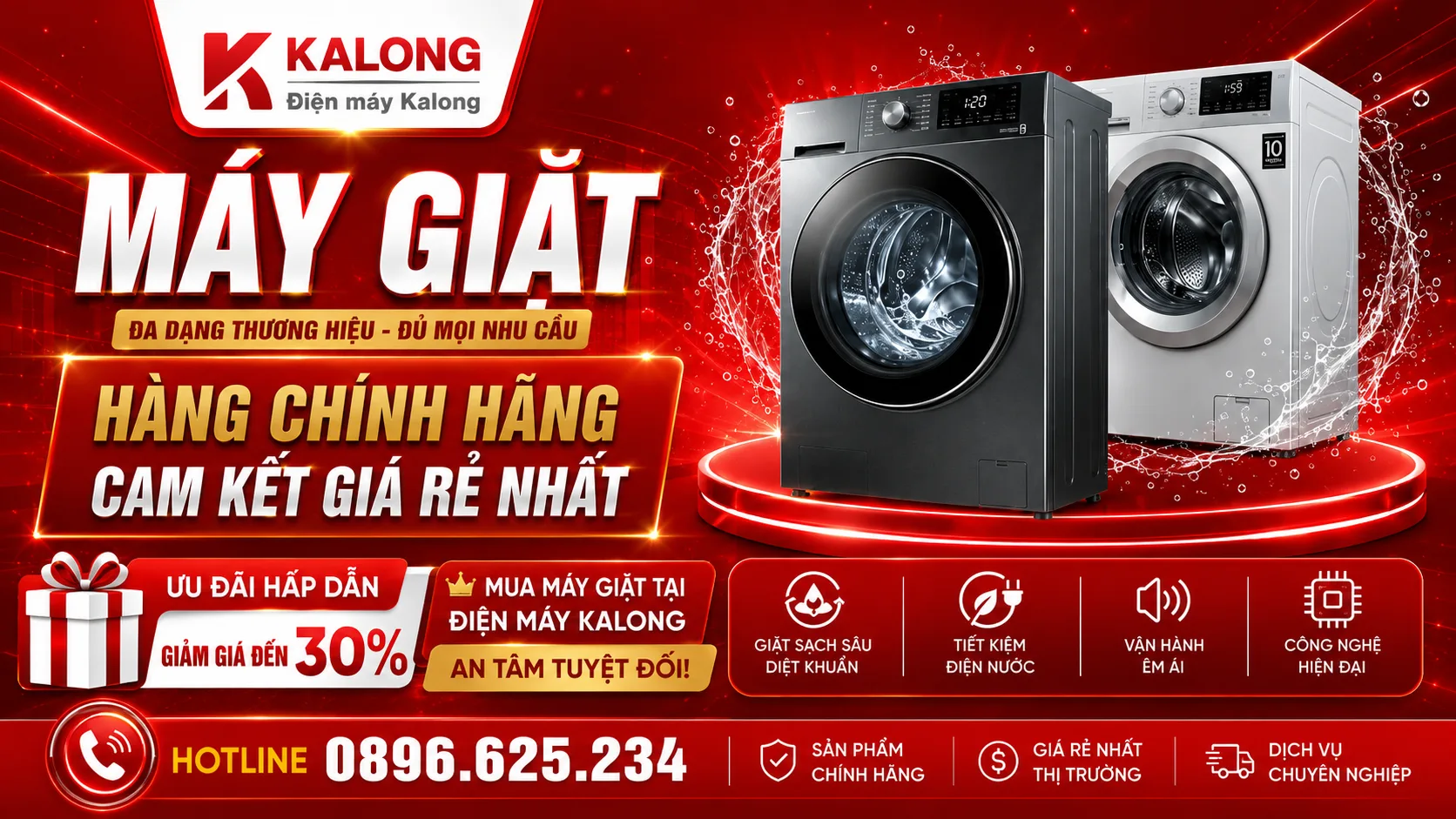 Các loại máy giặt chính hãng cửa trước cửa trên và giặt sấy